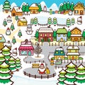 Christmas Town Royalty Free Stock Photo