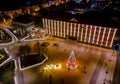 Christmas town in Sirvintos, Lithuania