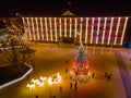 Christmas town in Sirvintos, Lithuania