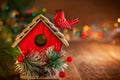 Christmas toy house Royalty Free Stock Photo