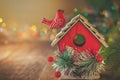 Christmas toy house Royalty Free Stock Photo