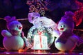 Christmas Snowmen Royalty Free Stock Photo
