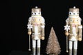 Christmas Toy Soldiers- Famous Nutcracker Toy Soldiers decor for Christmas holidays! Royalty Free Stock Photo