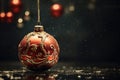 Christmas toys and elements. Festive background