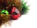 Christmas toys. New Year`s toy. Isolated item. Royalty Free Stock Photo