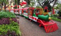 Christmas train and locomotive