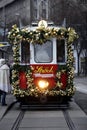 Christmas tram in Vienna