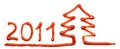 Christmas tree 2011 Royalty Free Stock Photo