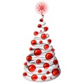 Christmas Tree 3D Icone-2 Royalty Free Stock Photo