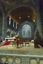 Christmas tree and the altar from Galway cathedral