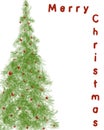 Christmas tree background Royalty Free Stock Photo