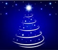 Christmas tree background Royalty Free Stock Photo