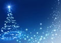 Christmas tree background Royalty Free Stock Photo