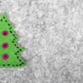 Christmas tree background, copy space Royalty Free Stock Photo