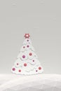 Christmas tree background - poster, flyer or greeting card design