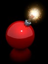 Christmas tree ball bomb