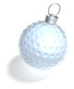 Christmas tree ball golfball Royalty Free Stock Photo