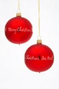 Christmas Tree Balls - Weihnachtskugeln Royalty Free Stock Photo