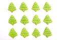 Christmas tree biscuits Royalty Free Stock Photo