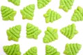 Christmas tree biscuits Royalty Free Stock Photo