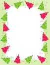 Christmas Tree border Royalty Free Stock Photo