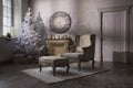 New Year`s interior Royalty Free Stock Photo