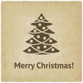 Christmas tree card