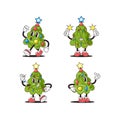 Christmas Tree Character, Oh So Groovy, Sways With Festive Vibes, Adorned In Jazzy Baubles And Glittering Threads