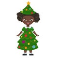 Christmas tree children costume