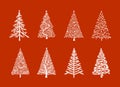 Christmas tree, collection for your design