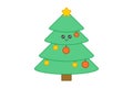 christmas tree colored xmas icon christmas web symbol app sign artwork