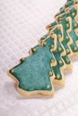 Christmas tree cookies Royalty Free Stock Photo