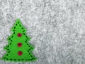 Christmas tree with copy space Royalty Free Stock Photo