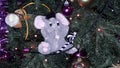 Christmas tree creative decoration elephant
