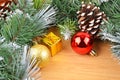 Christmas tree and decor Royalty Free Stock Photo