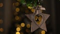 Christmas tree decoration in form of star