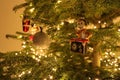 Christmas tree decoration. Monkey DJ