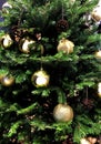 Christmas tree decoration with ornaments