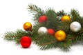 Christmas tree decorations Royalty Free Stock Photo