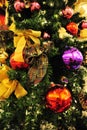 Christmas tree decorations Royalty Free Stock Photo
