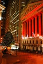 Christmas at Wall Street Royalty Free Stock Photo