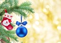 Christmas-tree decorations Royalty Free Stock Photo