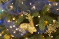 Christmas Tree Deer Ornament
