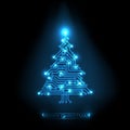 christmas tree from digital circuit