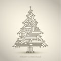 christmas tree from digital circuit