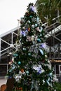 Christmas tree at Disney Springs in Orlando, Florida Royalty Free Stock Photo