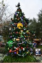 Christmas tree at Disney Springs in Orlando, Florida Royalty Free Stock Photo