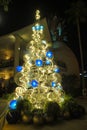 Christmas tree in Disney Springs, Orlando, Florida. Royalty Free Stock Photo