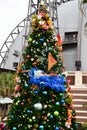 Christmas tree at Disney Springs in Orlando, Florida Royalty Free Stock Photo
