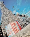 Christmas Tree, Dublin, Smithfield Sq., Ireland, City, Celebration, Travel, Winter, Holidays